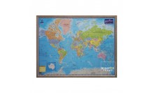 กรอบรูปแผนทีโลก แบบแสดงชื่อแต่ละประเทศ